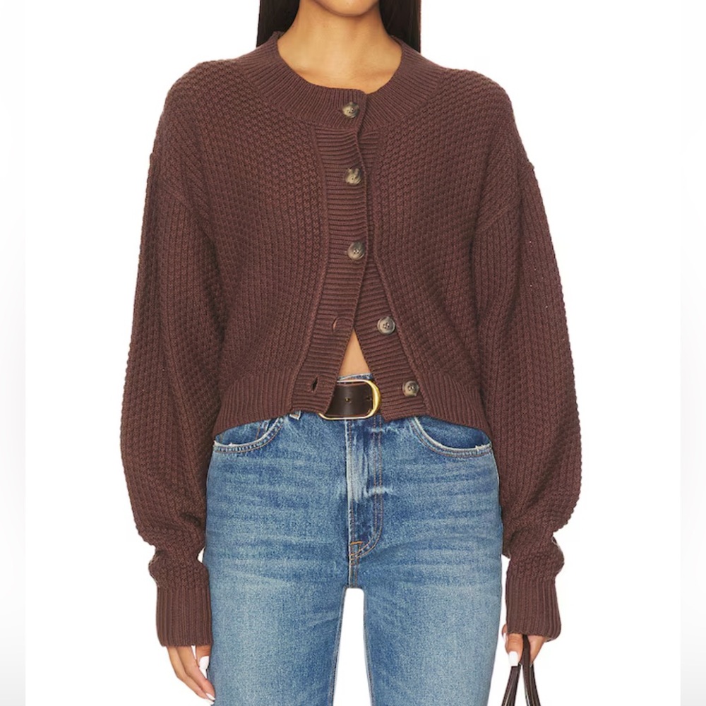 Free People Lila Cotton-Blend Cardigan, Size XSMALL